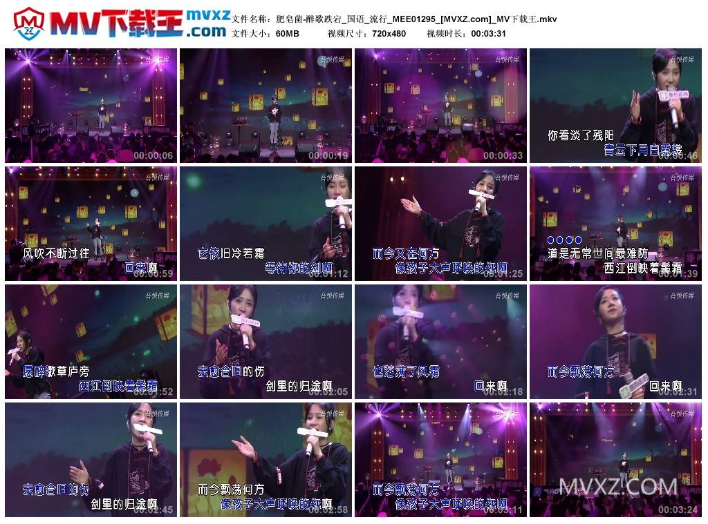 肥皂菌-醉歌跌宕_国语_流行_MEE01295